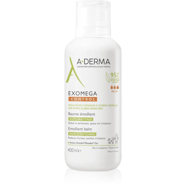  A-derma Exomega Control Emollient Balm Balsam Do Cery Wrażliwej I Suchej 400 Ml 