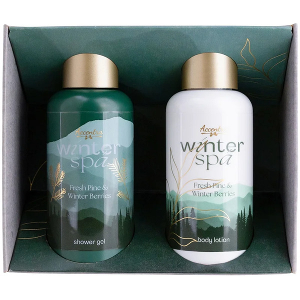  Accentra Winter Spa Fresh Pine & Winterberries Zestaw Upominkowy Do Kąpieli Zapachy Fresh Pine & Winterberries 