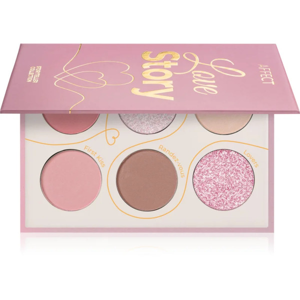  Affect Storyteller Colletion Love Story Paleta Cieni Do Powiek 6x2 G 