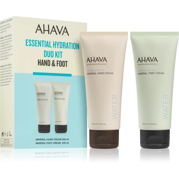  Ahava Dead Sea Water Essential Hydration Duo Kit Hand & Foot Zestaw Do Rąk I Nóg 
