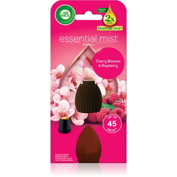  Air Wick Essential Mist Cherry Blossom & Raspberry Napełnianie Do Dyfuzorów 20 Ml 