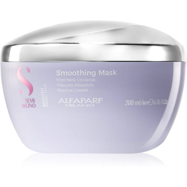 Alfaparf Milano Semi Di Lino Smooth Maseczka Wygładzająca Do Włosów Nieposłusznych I Puszących Się 200 Ml 