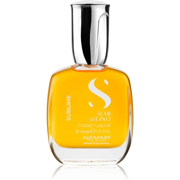  Alfaparf Milano Semi Di Lino Sublime Cristalli Olejek Nawilżający Do Nabłyszczania I Zmiękczania Włosów 30 Ml 