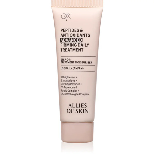  Allies Of Skin Peptides & Antioxidants Advanced Intensywnie Ujędrniający Krem Na Dzień I Noc Do Nawilżenia I Ujędrnienia Skóry 20 Ml 