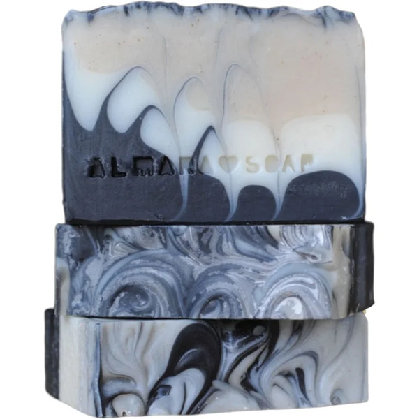  Almara Soap Natural Shave No More Mydło Robione Ręcznie Do Włosów, Zarostu I Ciała Dla Mężczyzn 90 G 