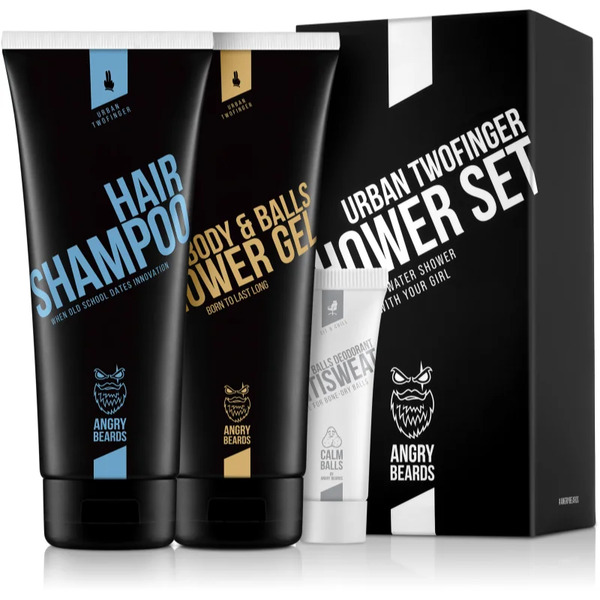  Angry Beards Urban Twofinger Shower Set Zestaw Dla Mężczyzn 