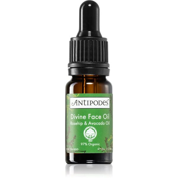  Antipodes Divine Face Oil Rosehip & Avocado Oil Serum Ochronne Przeciw Pierwszym Oznakom Starzenia Skóry 10 Ml 