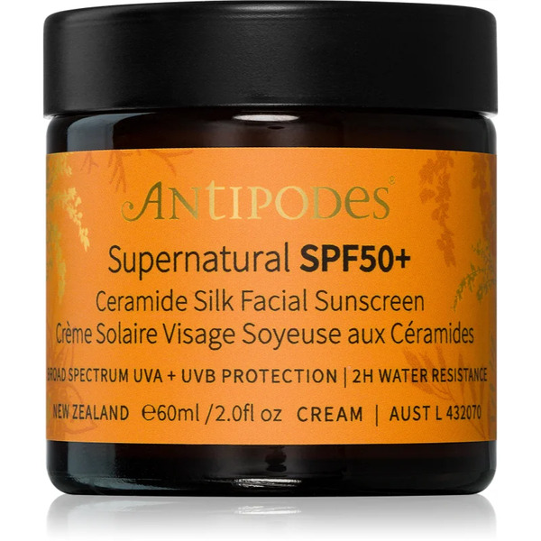  Antipodes Supernatural Spf50+ Ceramide Silk Facial Sunscreen Ochronny Krem Do Twarzy Z Ceramidami Spf 50+ 60 Ml 