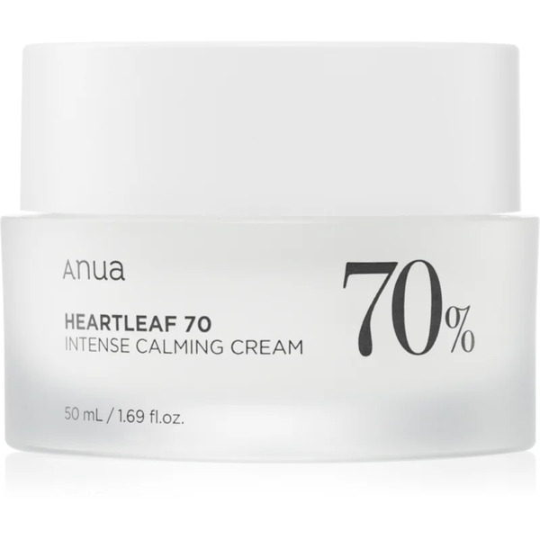  Anua Heartleaf 70% Intense Calming Cream Krem Ochronny Intensywnie Kojący Do Wszystkich Rodzajów Skóry, Też Wrażliwej 50 Ml 