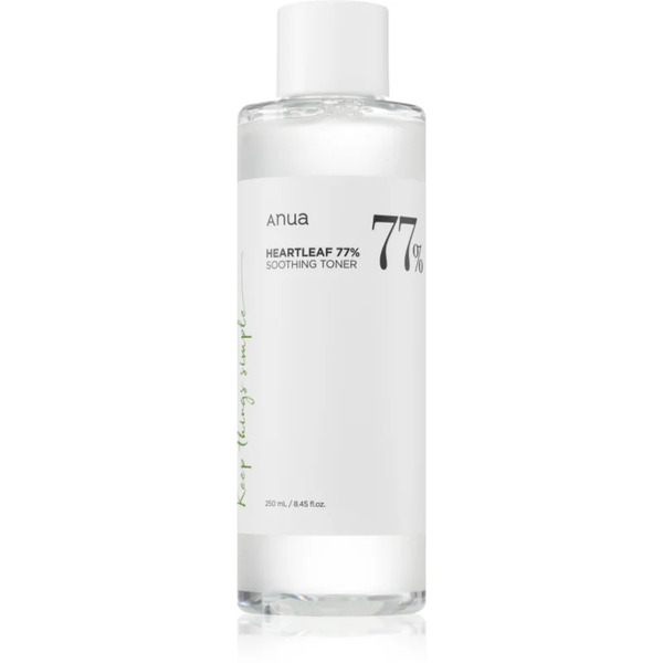 Anua Heartleaf 77% Soothing Toner Tonik Oczyszczająco-łagodzący Odnawiający Barierę Ochronną Skóry 250 Ml 