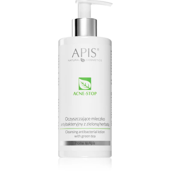  Apis Natural Cosmetics Acne-stop Home Terapis Mleczko Oczyszczające Do Demakijażu Z Zieloną Herbatą 300 Ml 