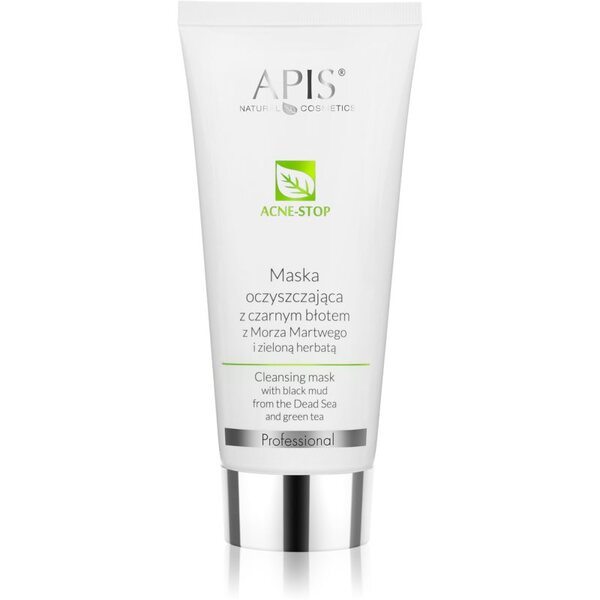  Apis Natural Cosmetics Acne-stop Professional Maseczka Głęboko Oczyszczająca Do Skóry Tłustej Ze Skłonnością Do Trądziku 200 Ml 