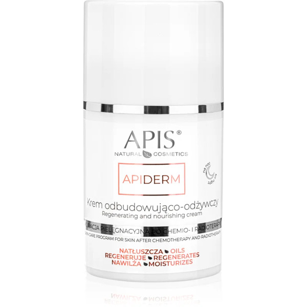  Apis Natural Cosmetics Apiderm Regenerujący Krem Na Noc O Działaniu Odżywczym 50 Ml 