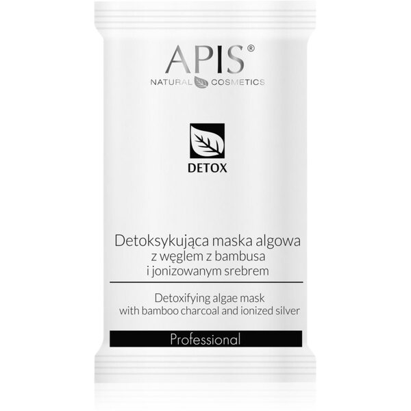  Apis Natural Cosmetics Detox Professional Maseczka Detoksykująca Do Cery Tłustej I Problematycznej 20 G 
