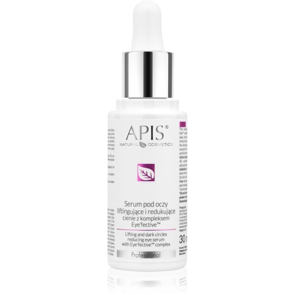  Apis Natural Cosmetics Eyefective™ Complex Serum Liftingujące Pod Oczy Przeciw Obrzękom I Cieniom 30 Ml 
