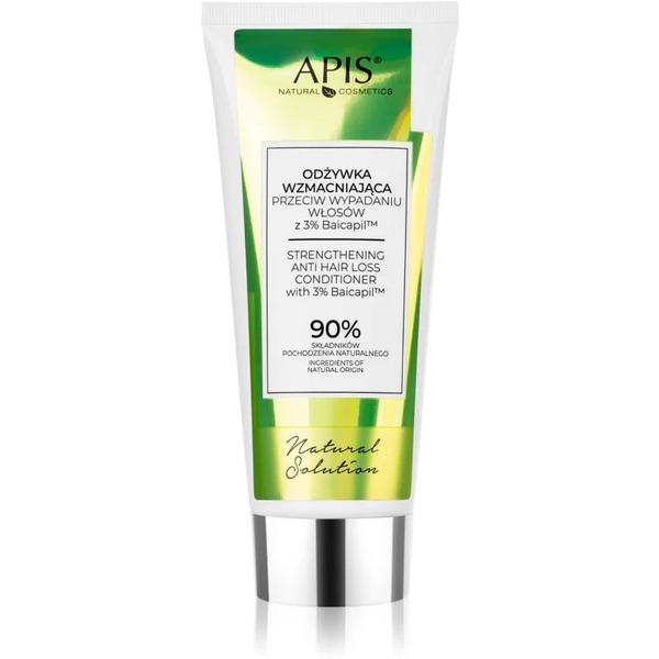  Apis Natural Cosmetics Natural Solution 3% Baicapil Odżywka Wzmacniająca Przeciw Wypadaniu Włosów 200 Ml 