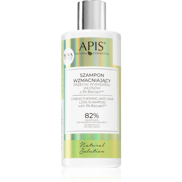  Apis Natural Cosmetics Natural Solution 3% Baicapil Szampon Wzmacniający Przeciw Wypadaniu Włosów 300 Ml 