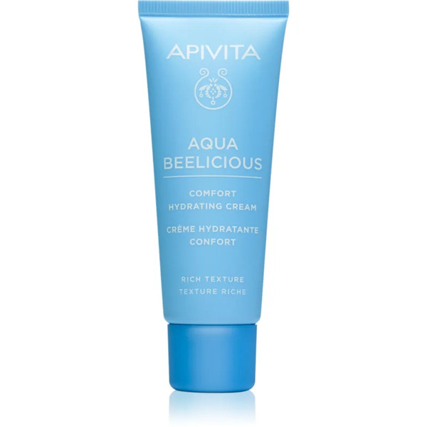  Apivita Aqua Beelicious Comfort Hydrating Cream Rich Odżywczy Krem Do Twarzy Na Dzień I Na Noc Nawilżający 40 Ml 