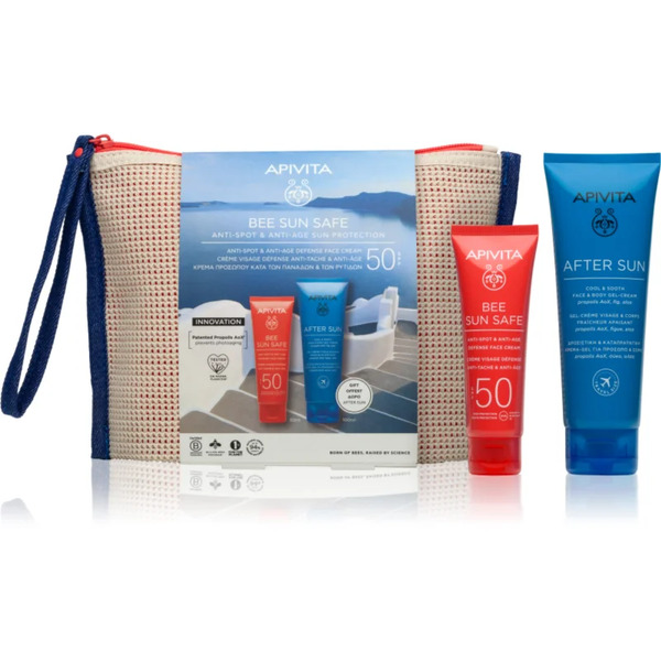  Apivita Bee Sun Safe Anti-spot & Anti-age Sun Protection Zestaw Do Opalania 