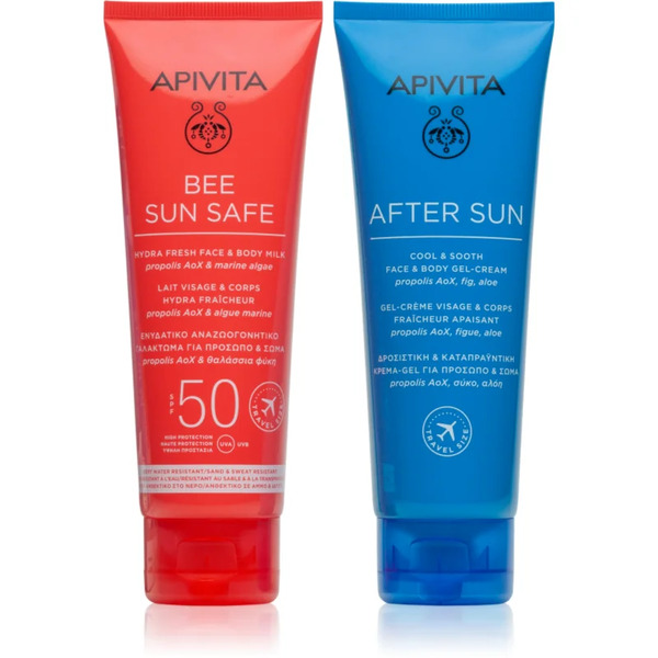  Apivita Bee Sun Safe Beach Essentials Zestaw Do Opalania 