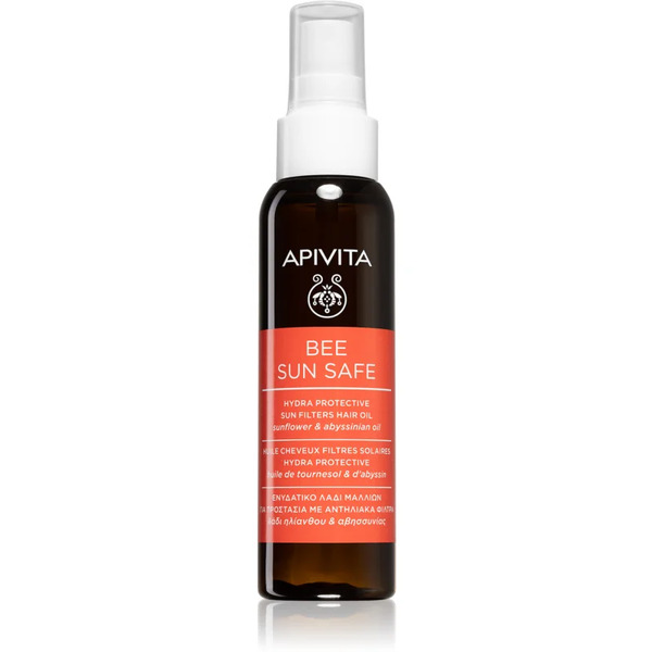  Apivita Bee Sun Safe Hair Oil Olejek Nawilżający Do Włosów Narażonych Na Szkodliwe Działanie Promieni Słonecznych 100 Ml 