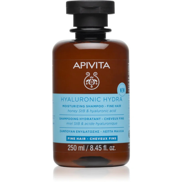  Apivita Hyaluronic Hydra Fine Hair Moisturizing Shampoo Szampon Nawilżający Do Włosów Delikatnych 250 Ml 