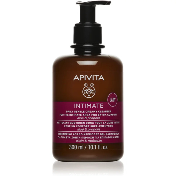  Apivita Intimate Lady Creamy Cleanser Delikatny żel Do Higieny Intymnej Do Codziennego Użytku 300 Ml 