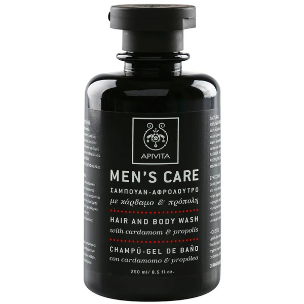  Apivita Men's Care Hair And Body Wash With Cardamon & Propolis Szampon I żel Pod Prysznic 2w1 250 Ml 