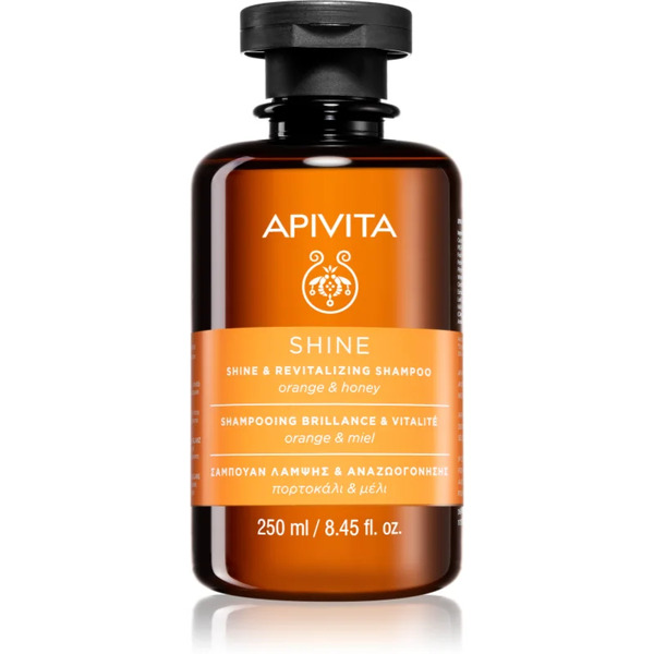  Apivita Shine Revitalizing Shampoo Szampon Rewitalizujący Do Wzmocnienia Włosów I Nadania Im Większego Połysku 250 Ml 
