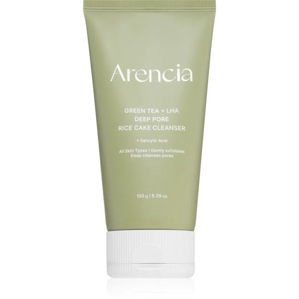  Arencia Green Tea + Lha Deep Pore Rice Cake Cleanser żel Głęboko Oczyszczający O Działaniu Regenerującym 150 G 