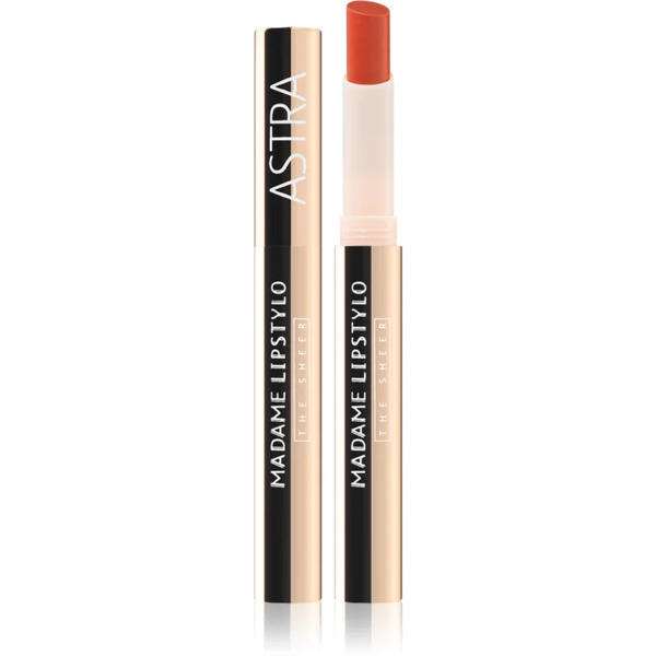 Astra Make-up Madame Lipstylo The Sheer Błyszcząca Szminka Optycznie Powiększająca Usta Odcień 06 90's Bisou 2 G 