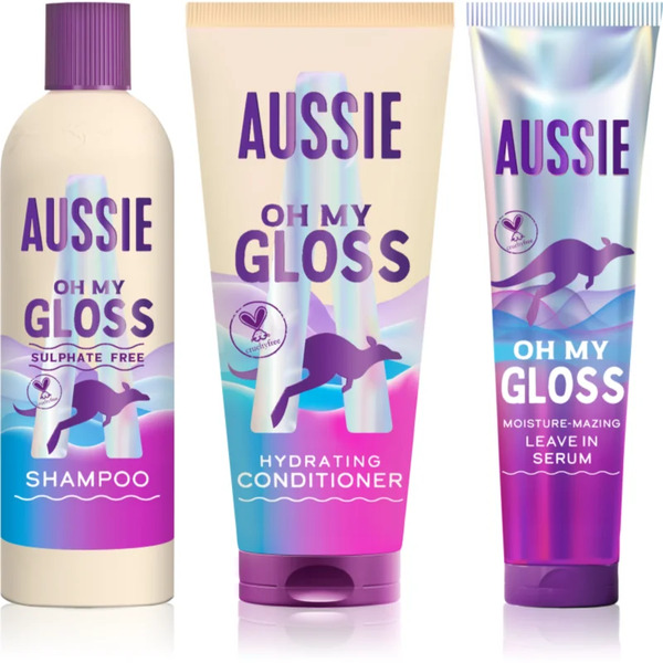  Aussie Oh My Gloss Gift Box Zestaw Upominkowy Nawilżające I Nadające Blask 