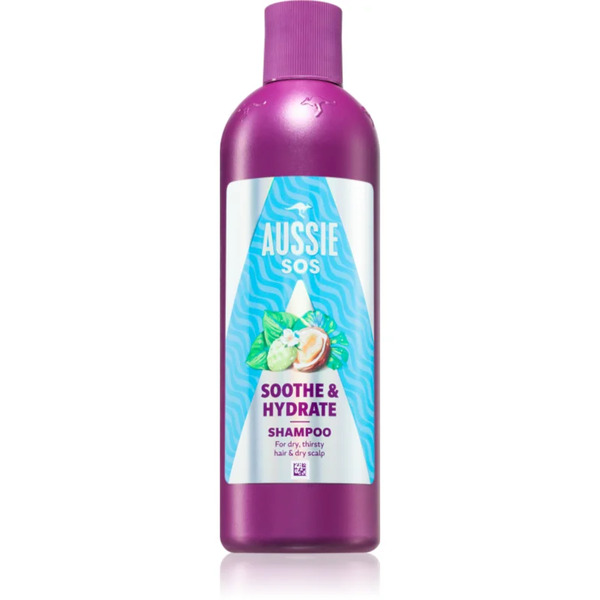  Aussie Sos Sooth & Hydrate Szampon Nawilżający Do Włosów 300 Ml 
