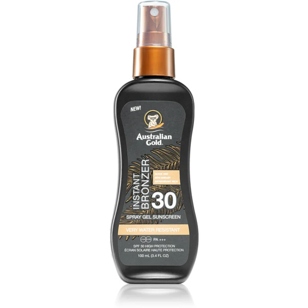  Australian Gold Instant Bronzer Pielęgnacja Ochronna Przed Promieniami Słonecznymi Z Bronzerem Spf 30 100 Ml 