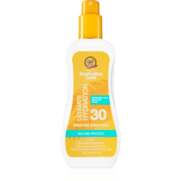  Australian Gold Spray Gel Sunscreen Spray Ochronny Spf 30 237 Ml 