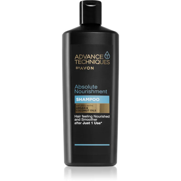  Avon Advance Techniques Absolute Nourishment Odżywczy Szampon Z Marokańskim Olejkiem Arganowym Do Wszystkich Rodzajów Włosów 700 Ml 