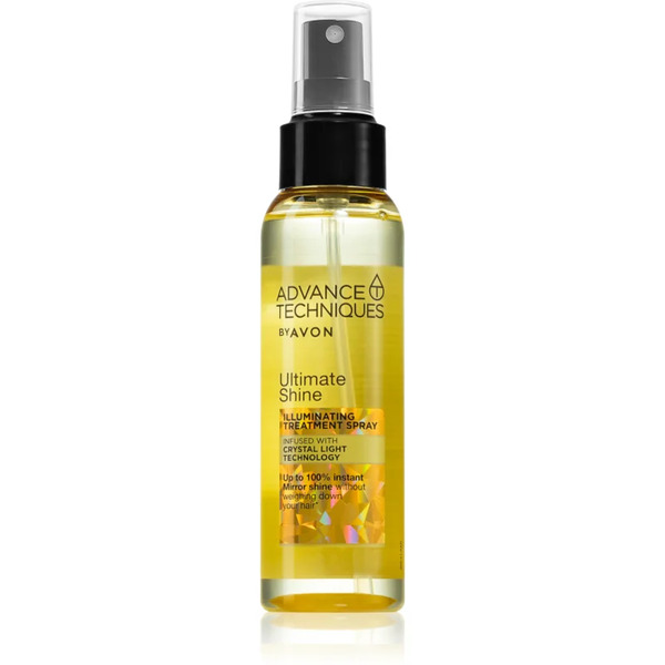  Avon Advance Techniques Ultimate Shine Spray Utrwalający Do Nabłyszczania I Zmiękczania Włosów 100 Ml 