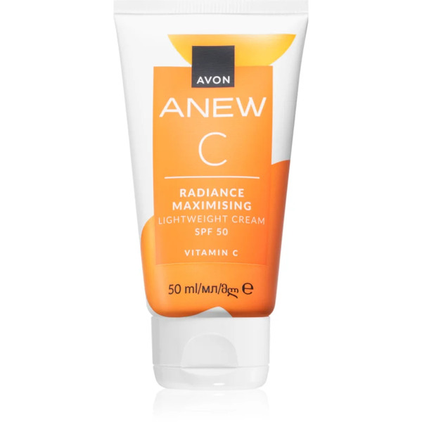  Avon Anew C Radiance Maximising Lekki Krem Na Dzień Spf 50 50 Ml 
