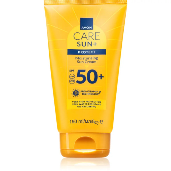  Avon Care Sun + Protect Krem Nawilżający Do Opalania Spf 50+ 150 Ml 