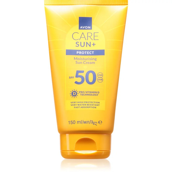  Avon Care Sun + Protect Krem Nawilżający Do Opalania Spf 50 150 Ml 