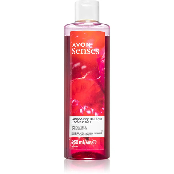  Avon Senses Raspberry Delight Pielęgnacyjny żel Pod Prysznic 250 Ml 