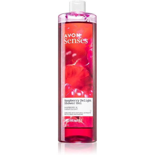  Avon Senses Raspberry Delight Pielęgnacyjny żel Pod Prysznic 500 Ml 