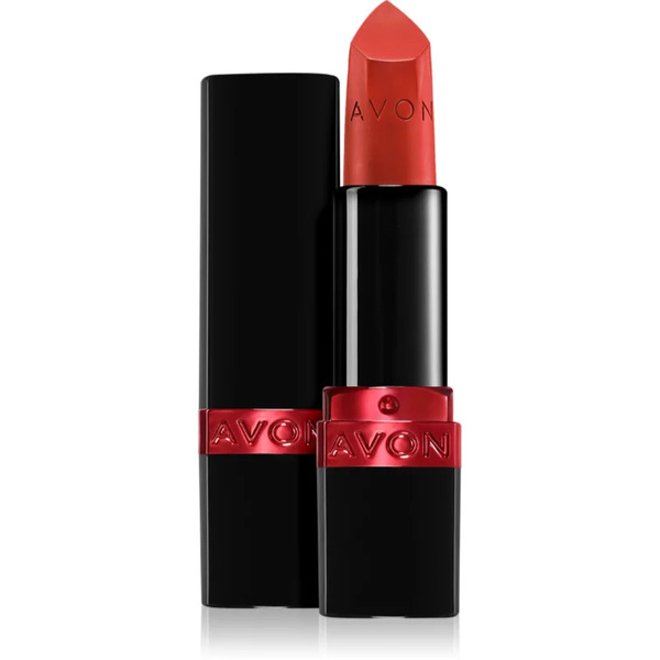  Avon Ultra Matte Matowa Szminka Nawilżająca Odcień Fiercely Reda 3.6 G 