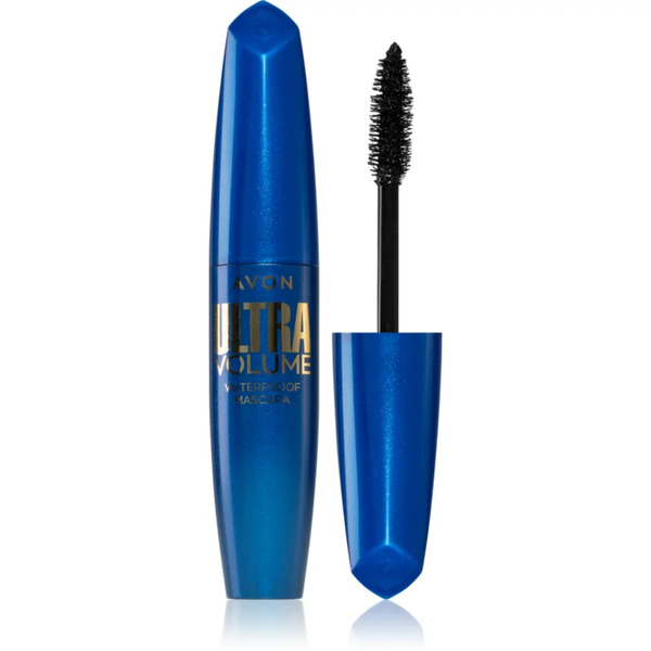  Avon Ultra Volume Wodoodporny Tusz Do Rzęs Podkręcający I Nadający Objętość Odcień Blackest Black 10 Ml 
