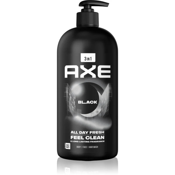  Axe Black żel Pod Prysznic Do Twarzy, Ciała I Włosów 900 Ml 