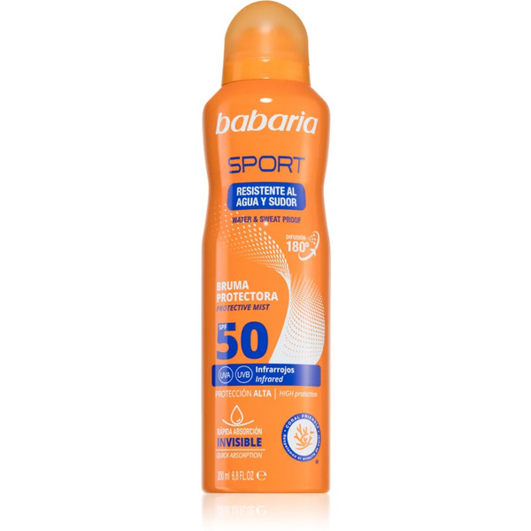  Babaria Sport Spray Ochronny Do Opalania Spf 50 200 Ml 