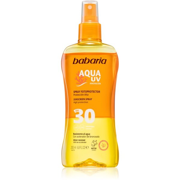  Babaria Sun Aqua Uv Spray Do Opalania Spf 30 200 Ml 