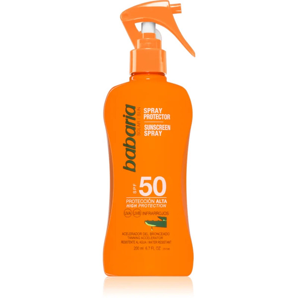  Babaria Sun Protective Spray Do Opalania Spf 50 Wodoodporny 200 Ml 