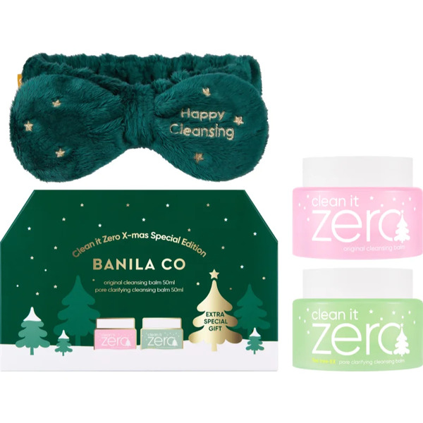 Banila Co. Clean It Zero X-mas Special Edition Set świąteczny Zestaw Prezentowy Do Doskonałego Oczyszczania Skóry 