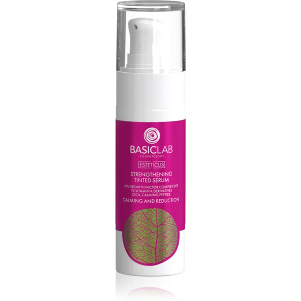  Basiclab Cosmetology Esteticus Serum Do Ujednolicania Kolorytu Skóry Przeciw Zaczerwienieniom Skóry 15% Growth Factor Complex Egf 30 Ml 